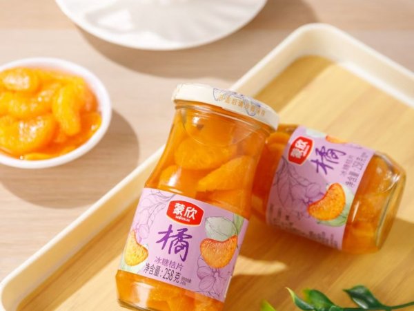 蒙欣258克水果罐头 图1