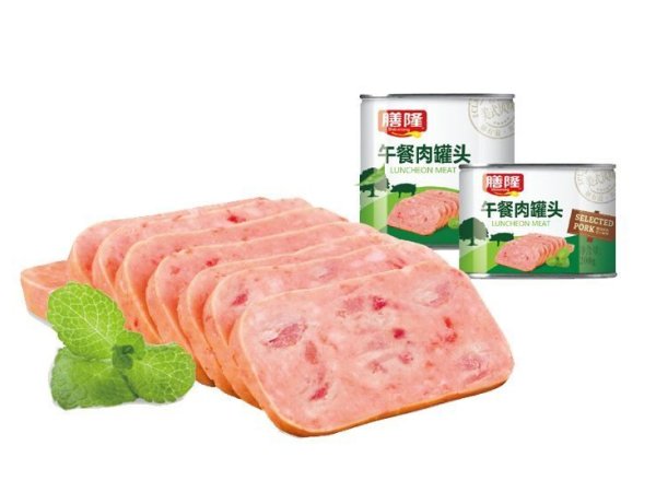 膳隆午餐肉罐头 图2