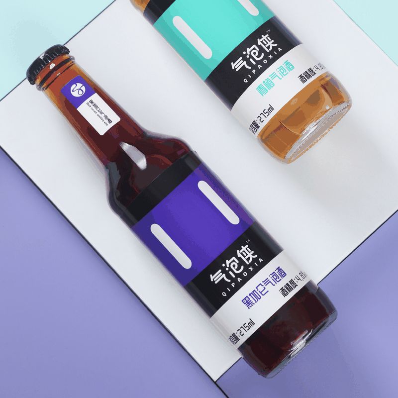 千金饮黑加仑青梅果酒气泡酒微甜型少女酒低度数网红酒275ml