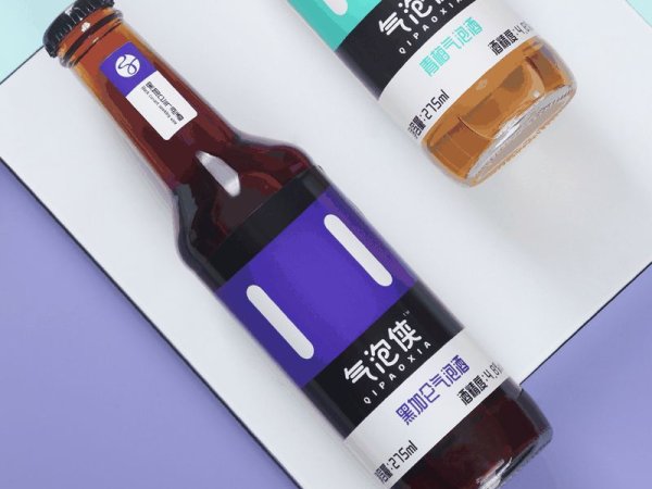 千金饮黑加仑青梅果酒气泡酒微甜型少女酒低度数网红酒275ml 图1