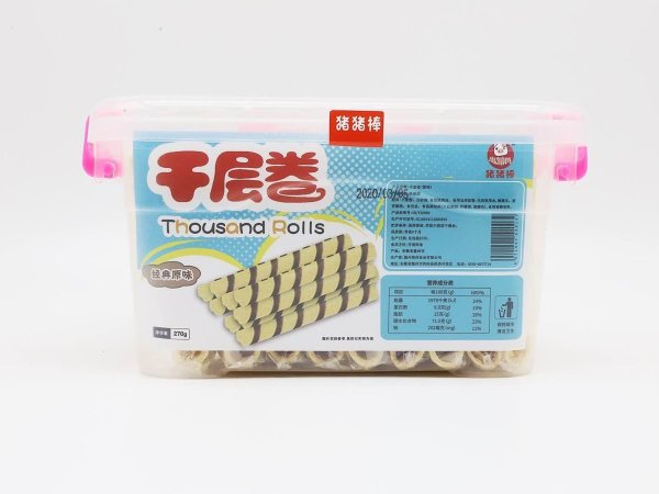 猪猪棒千层卷原味270g蛋卷人气爆款网红产品 图2