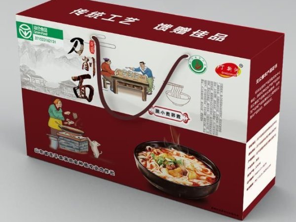 丁新河黑小麦荞麦刀削面礼盒 图2