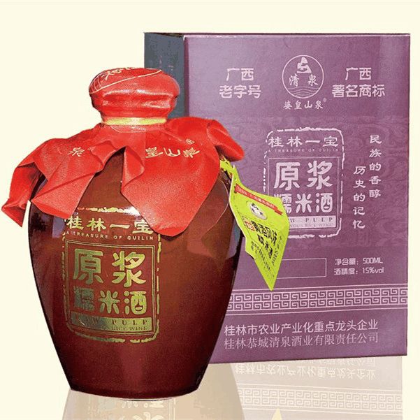 【百年清泉】原浆糯米甜酒 500ml瓶