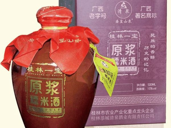 【百年清泉】原浆糯米甜酒 500ml瓶 图1