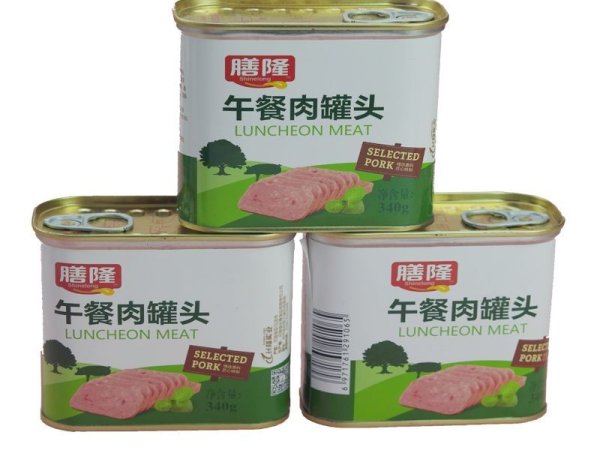 膳隆午餐肉罐头 图3