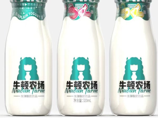 牛顿农场发酵酸奶320ml 图1