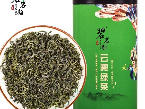 碧岩韵茶孔雀绿罐云雾绿茶250gKQLC250 图2