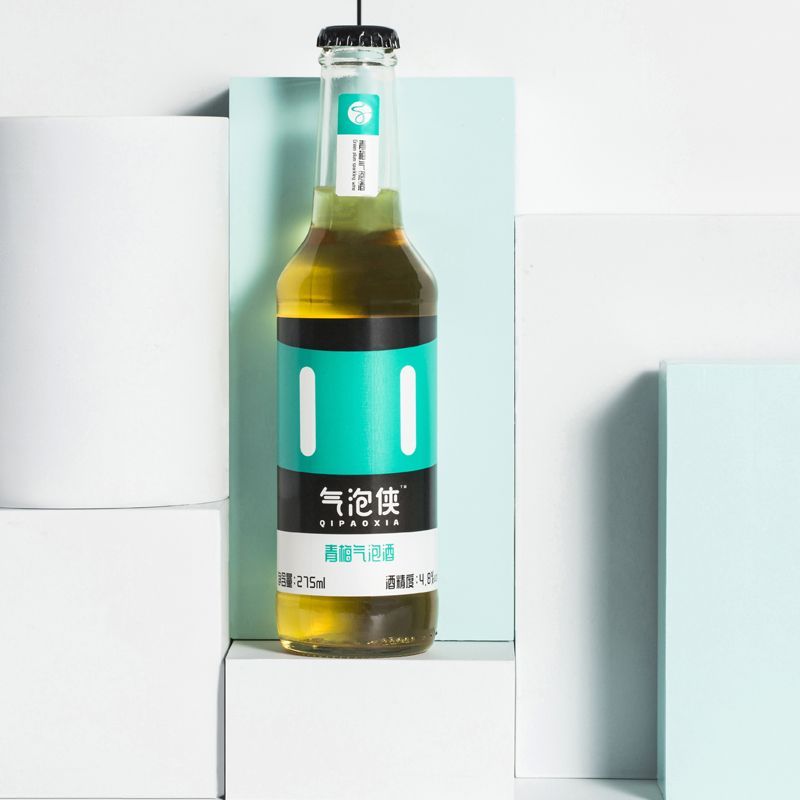 千金饮黑加仑青梅果酒气泡酒微甜型少女酒低度数网红酒275ml
