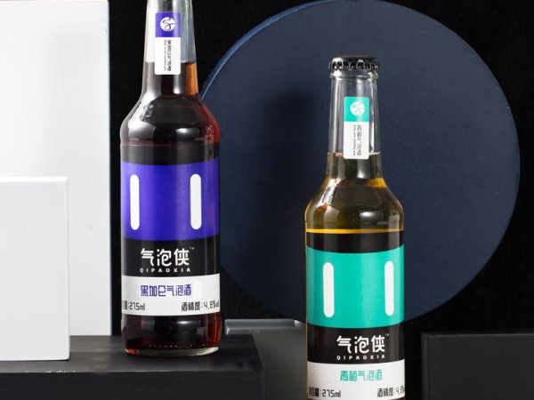 千金饮黑加仑青梅果酒气泡酒微甜型少女酒低度数网红酒275ml 图2