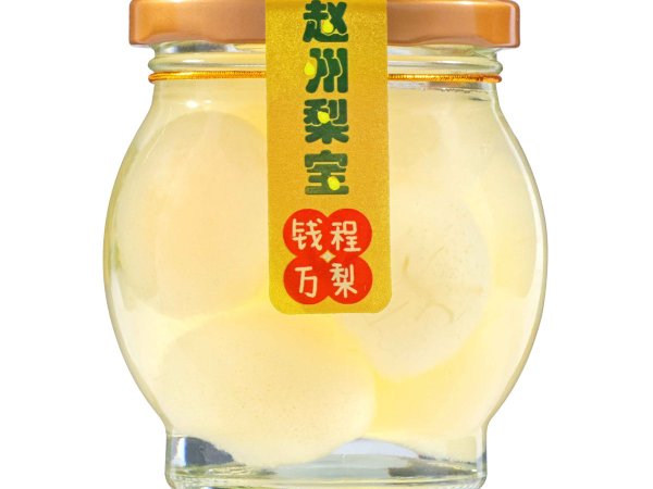 赵州梨宝梨球罐头 图1