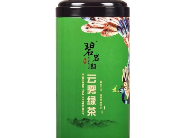 碧岩韵茶孔雀绿罐云雾绿茶250gKQLC250 图1