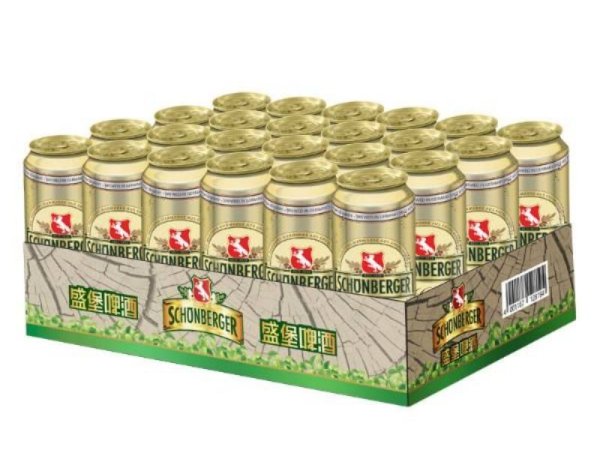 盛堡大麦黄啤500ml*24听 图1