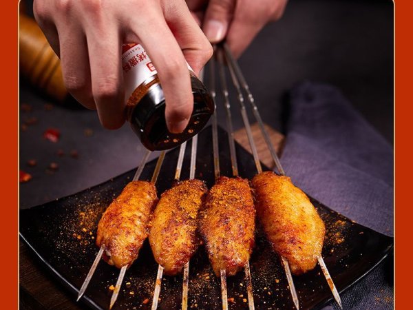 一品味享烧烤调料撒料孜然粉烤肉料腌料烤羊肉串家用烧烤4瓶套装 图5