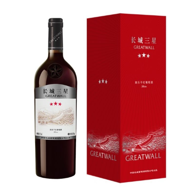 长城三星美乐干红葡萄酒