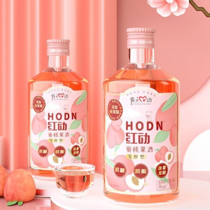 悄然心动-蜜桃果酒