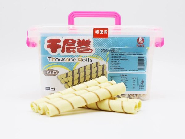 猪猪棒千层卷原味270g蛋卷人气爆款网红产品 图3