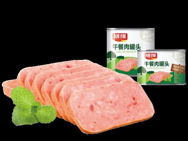膳隆午餐肉罐头 图1