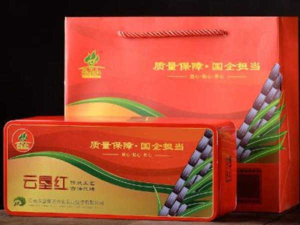 云垦红 古法红糖1350克 图1