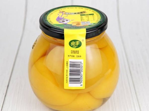 兆丰糖水黄桃罐头 图1