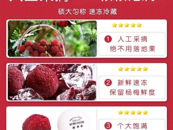 速冻杨梅
