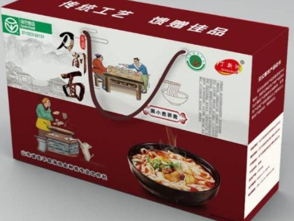 丁新河黑小麦荞麦刀削面礼盒 图1