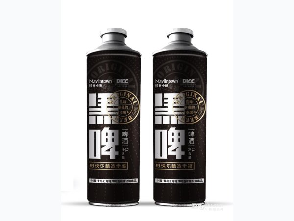 美林小镇黑啤1L 图2
