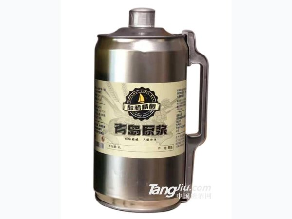 青岛原浆醇脉精酿2L 图1