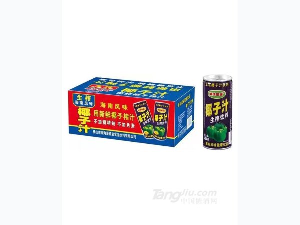 浓情果园生榨椰子汁238ml