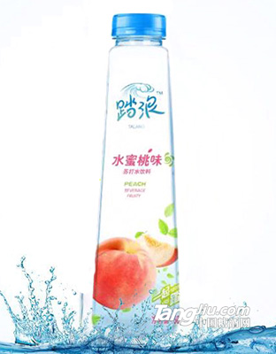 踏浪-水蜜桃苏打水-500ml
