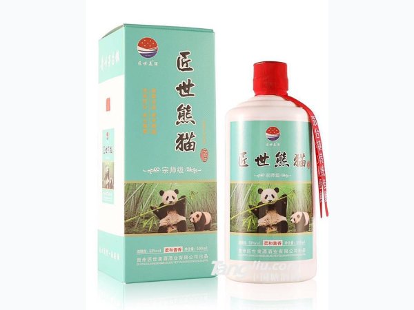 53&deg;匠世熊猫酒500ml 图1