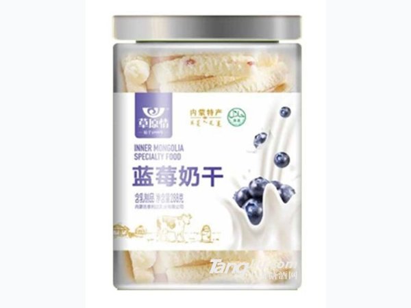 罐装蓝莓奶干288g 图1