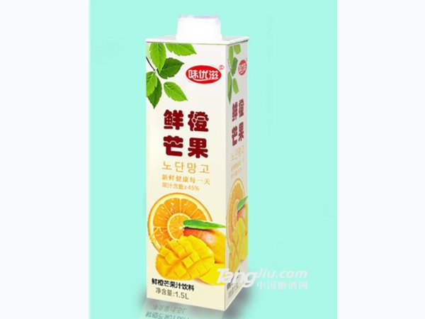 味优滋鲜橙芒果汁饮料