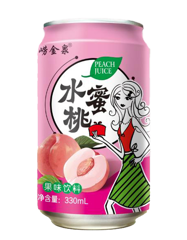崂金泉水蜜桃果味饮料