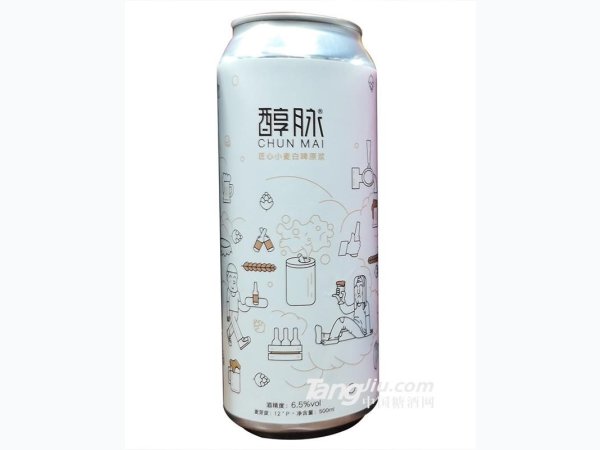 6.5&deg;醇脉匠心小麦白啤原浆-500ml 图1
