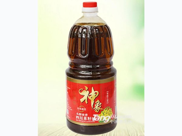 神象小榨浓香四川菜籽油1.8L 图1