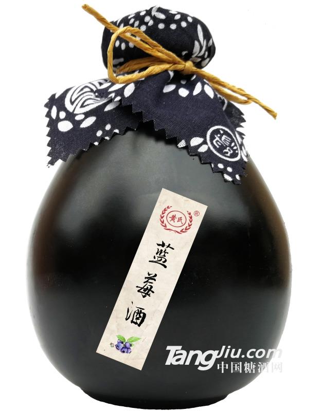 12&deg;黄氏蓝莓酒（黑坛）-500ml