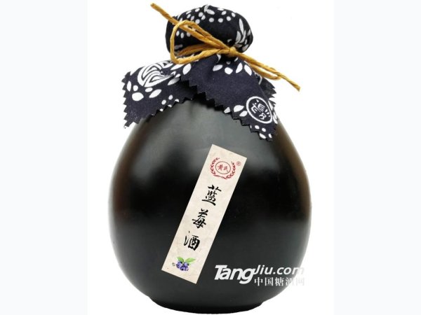12&deg;黄氏蓝莓酒（黑坛）-500ml 图1