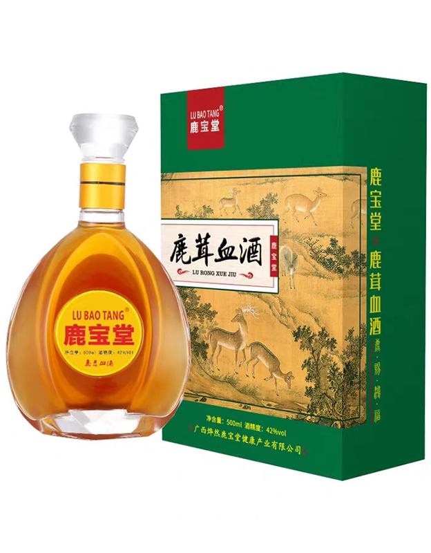 鹿宝堂鹿茸血酒鸿运42&deg;