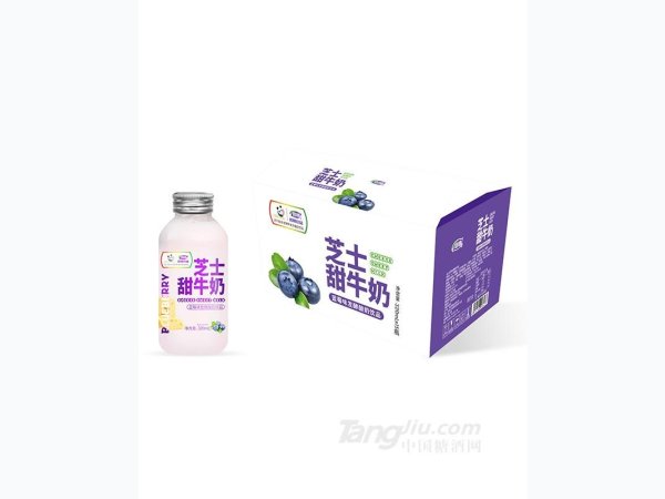 芝士甜牛奶蓝莓味320ml 图1