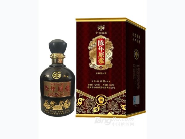 中粮酿酒陈年原浆浓香型白酒18年500Ml 图1