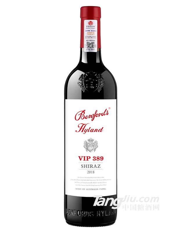 奔富海兰VIP389干红葡萄酒