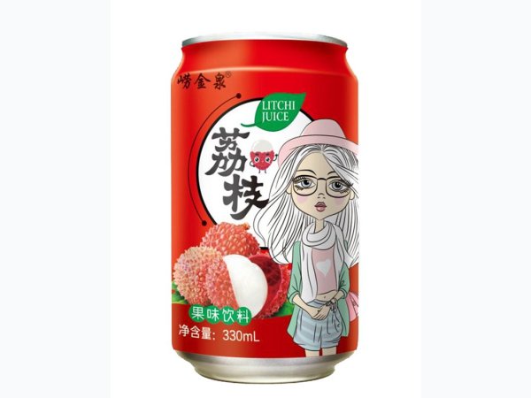 崂金泉荔枝果味饮料 图1