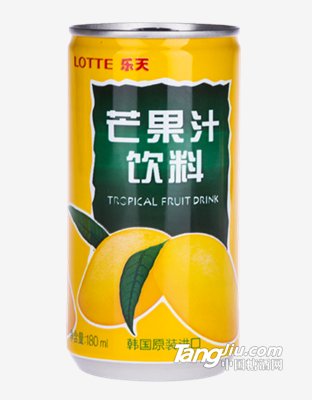 乐天芒果汁饮料180ml