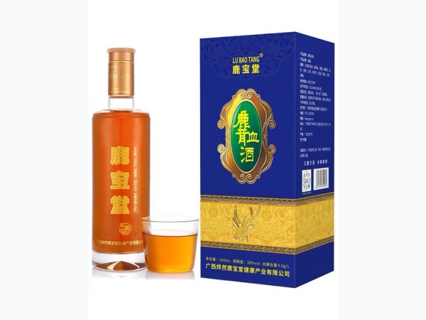 鹿宝堂鹿茸血酒福运38&deg; 图1