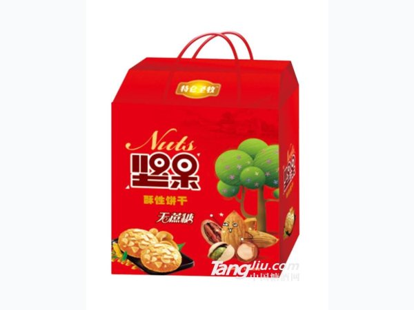 特仑圣牧坚果酥性饼干礼盒 图1