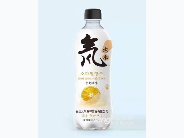 苏打气泡水-卡曼橘味480ml