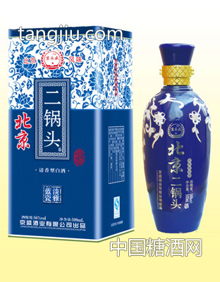 北京二锅头 56度500mLx6 蓝铁盒