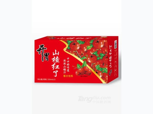 山楂红了果汁饮料350mlx15 图1