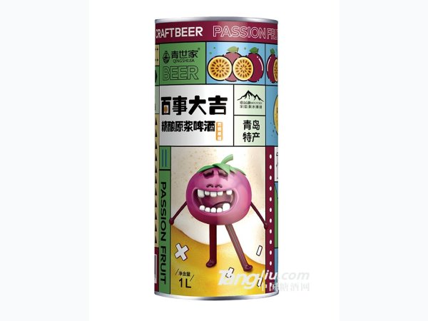青世家-百事大吉精酿原浆啤酒1L 图1
