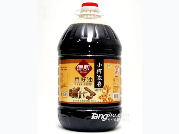 小榨浓香菜籽油-12.5L 图1